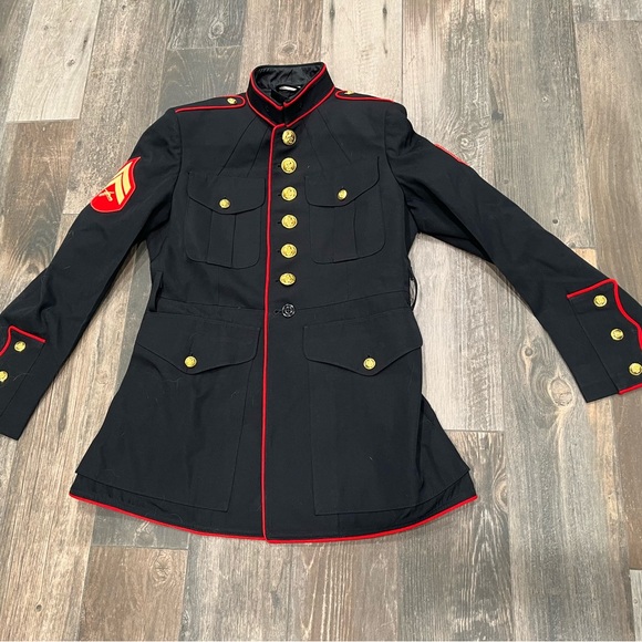 US Marine Corps Service Dress Uniform Jacket Coat 40S Crown clothing co. - Picture 4 of 9